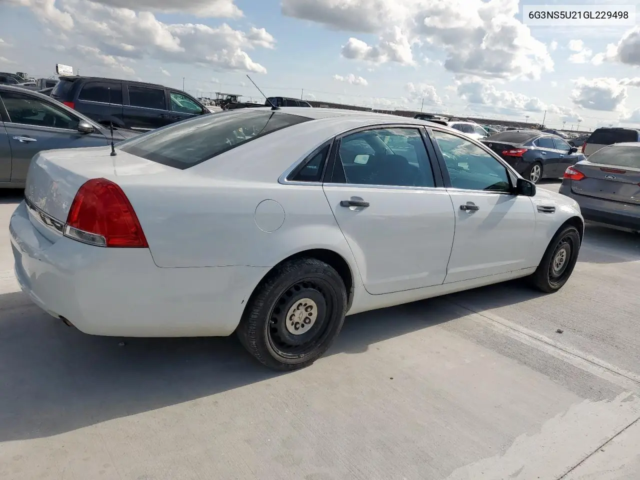 2016 Chevrolet Caprice Police VIN: 6G3NS5U21GL229498 Lot: 53523335