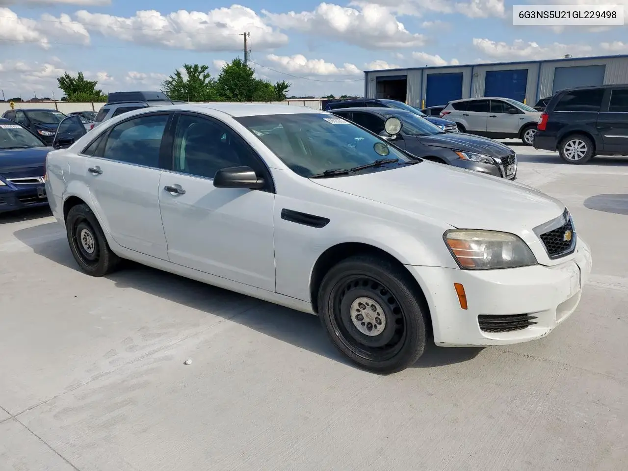 2016 Chevrolet Caprice Police VIN: 6G3NS5U21GL229498 Lot: 53523335