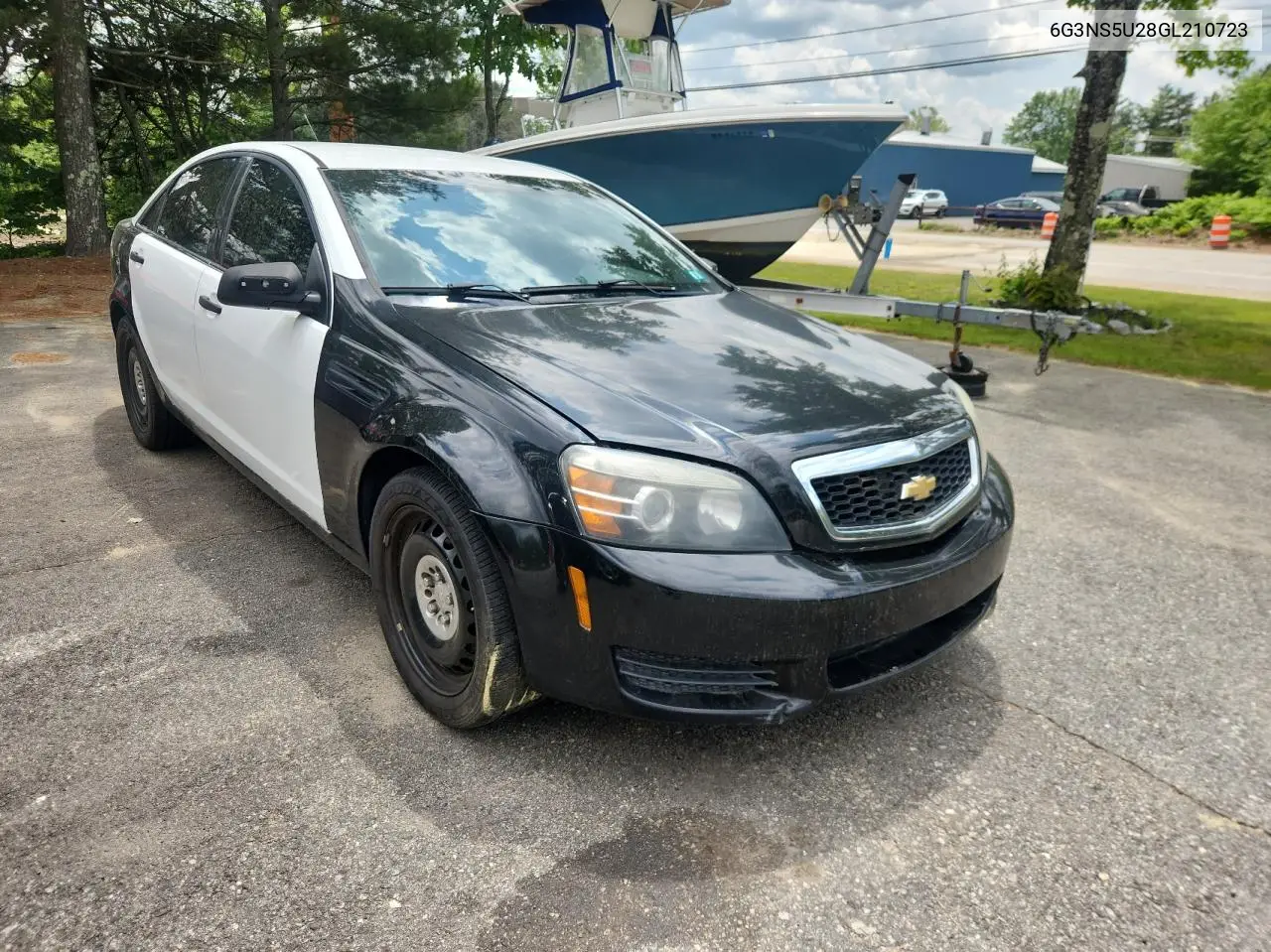 2016 Chevrolet Caprice Police VIN: 6G3NS5U28GL210723 Lot: 61418105
