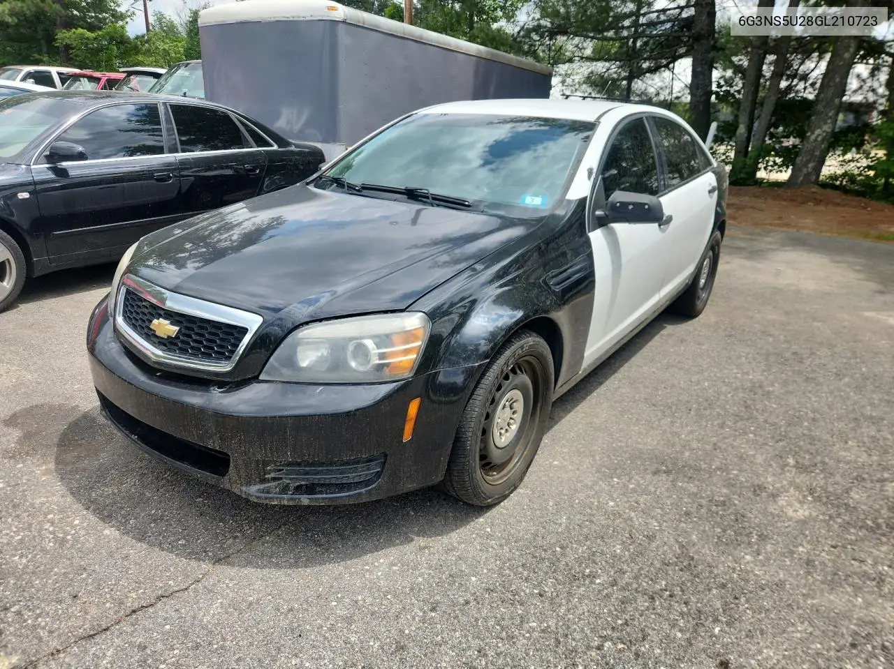 2016 Chevrolet Caprice Police VIN: 6G3NS5U28GL210723 Lot: 61418105