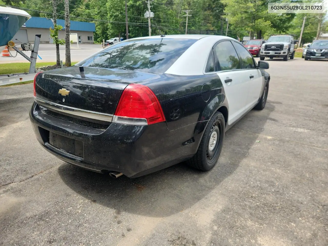 2016 Chevrolet Caprice Police VIN: 6G3NS5U28GL210723 Lot: 61418105