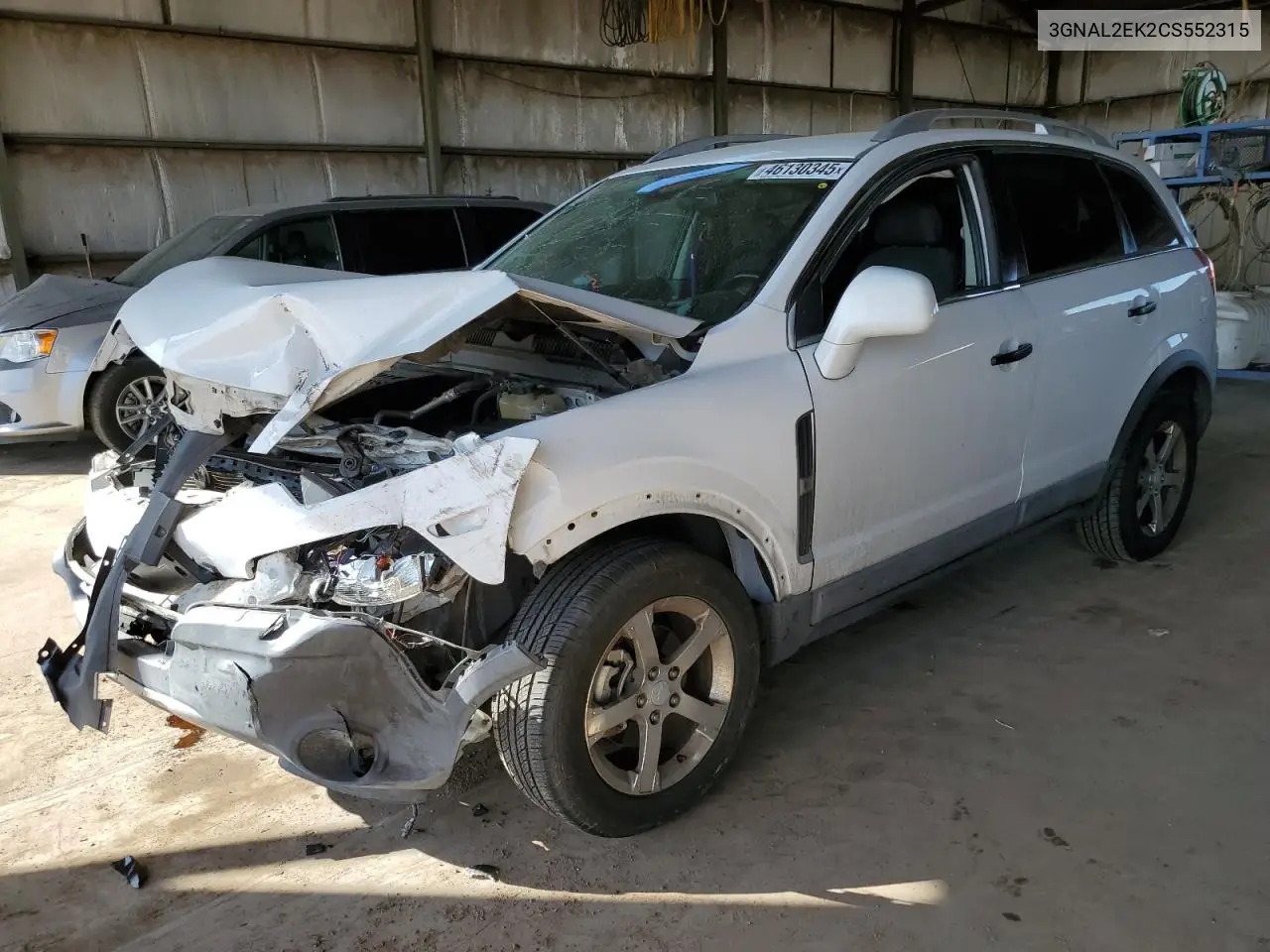 2012 Chevrolet Captiva Sport VIN: 3GNAL2EK2CS552315 Lot: 46130345