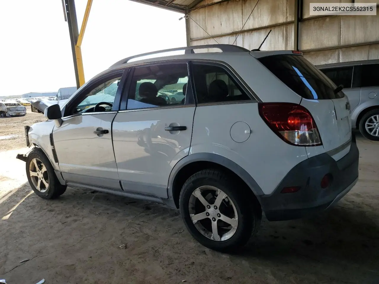 2012 Chevrolet Captiva Sport VIN: 3GNAL2EK2CS552315 Lot: 46130345