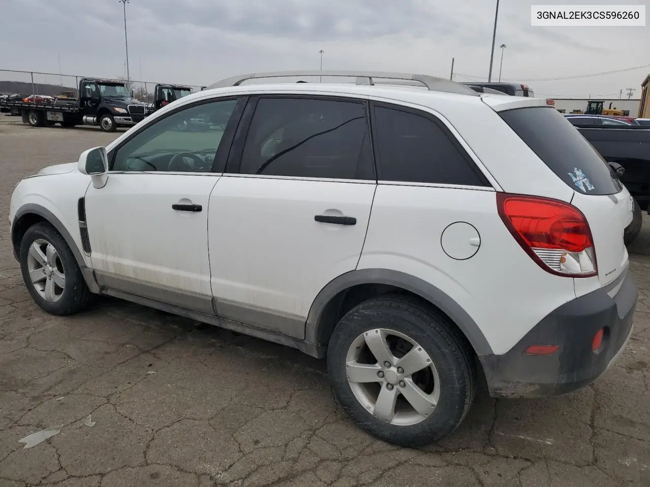 2012 Chevrolet Captiva Sport VIN: 3GNAL2EK3CS596260 Lot: 47436035