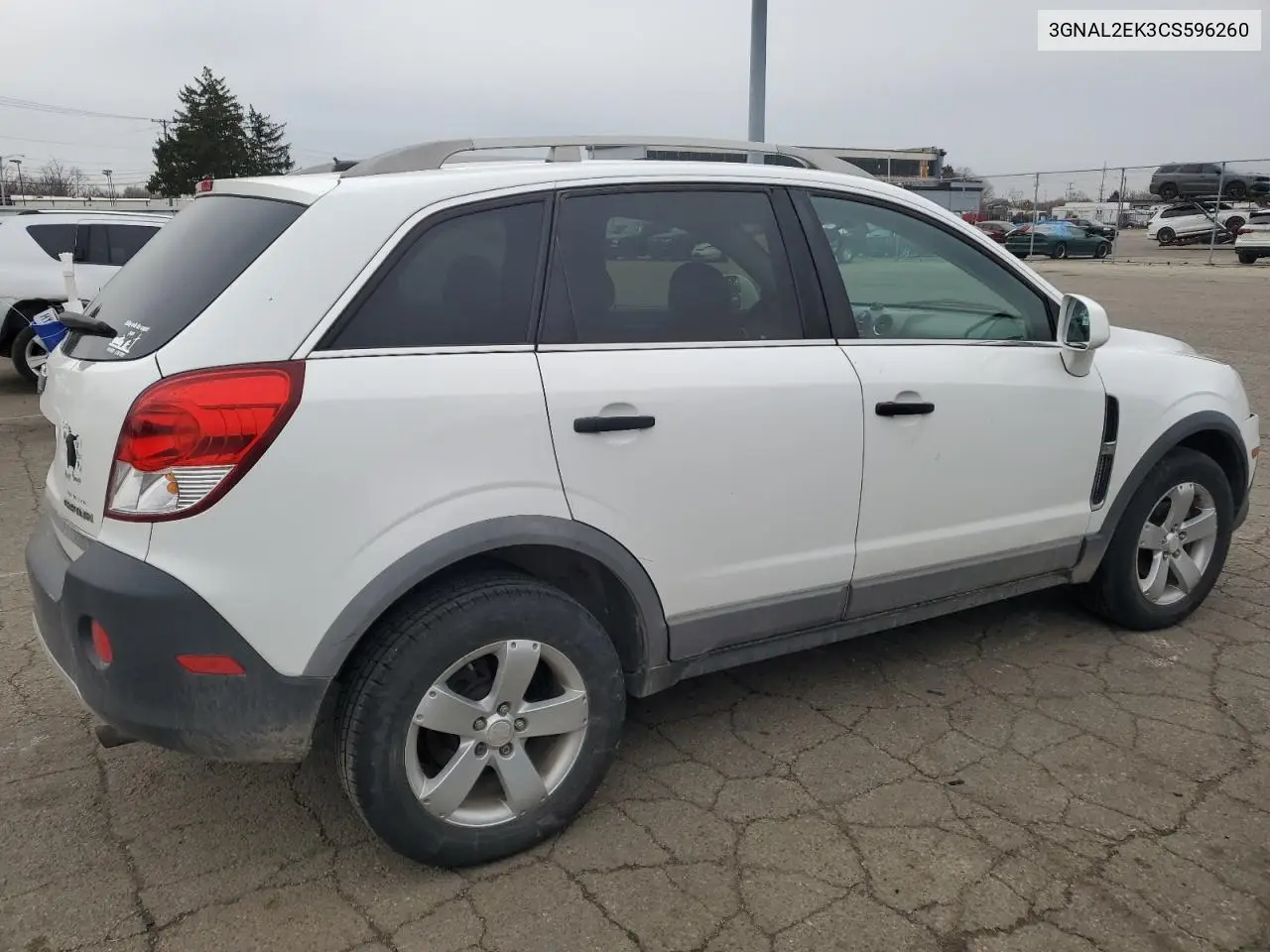 2012 Chevrolet Captiva Sport VIN: 3GNAL2EK3CS596260 Lot: 47436035