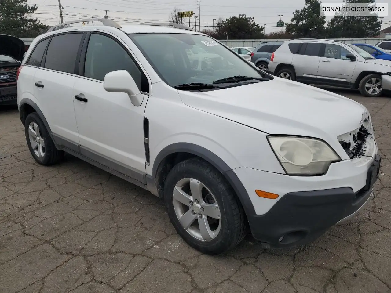 2012 Chevrolet Captiva Sport VIN: 3GNAL2EK3CS596260 Lot: 47436035