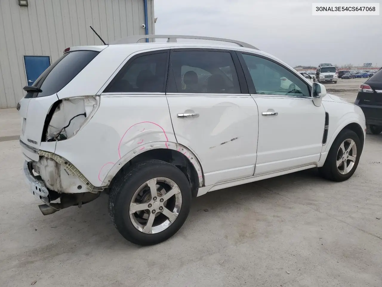 2012 Chevrolet Captiva Sport VIN: 3GNAL3E54CS647068 Lot: 47781245
