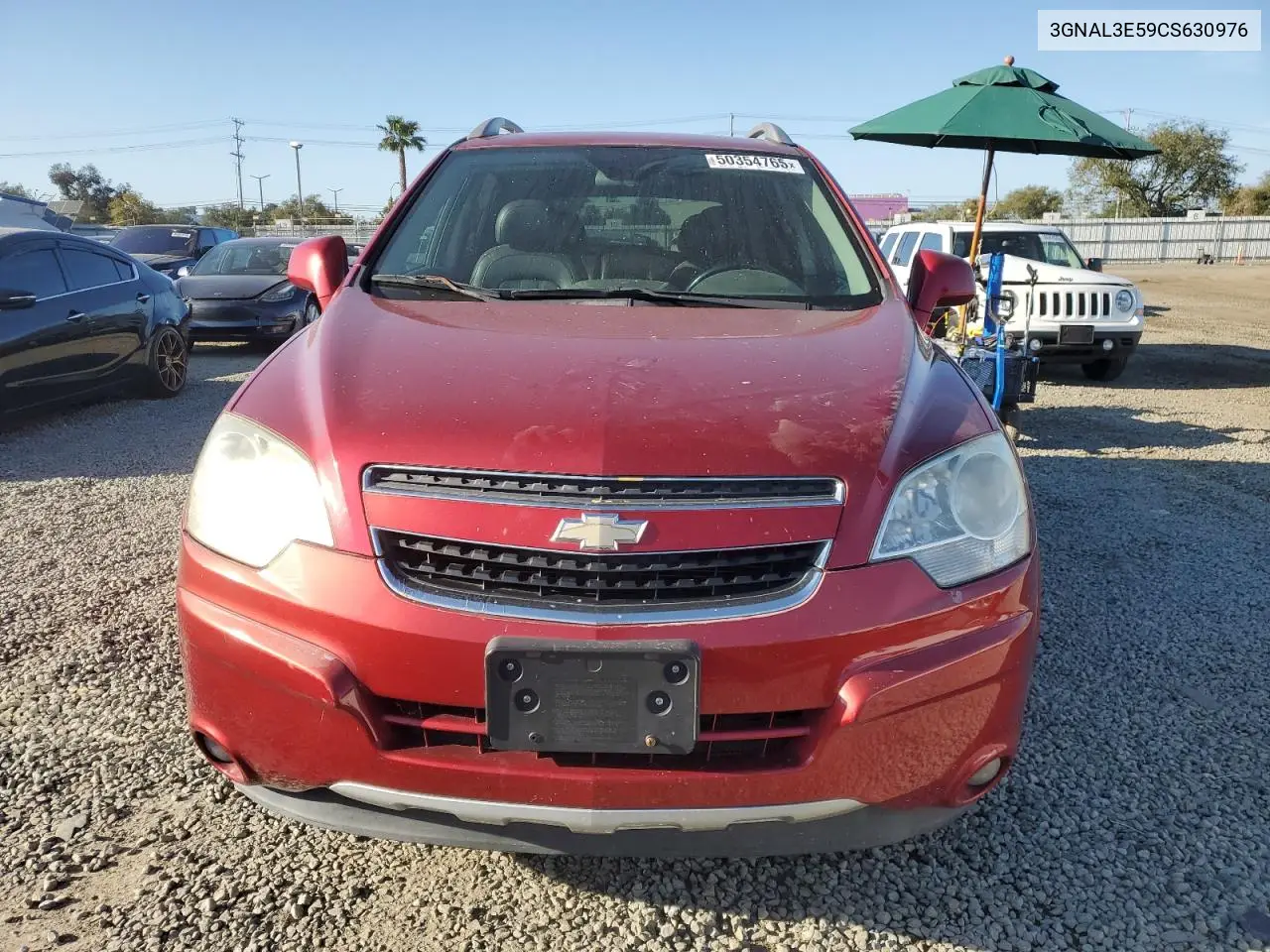 2012 Chevrolet Captiva Sport VIN: 3GNAL3E59CS630976 Lot: 50354765