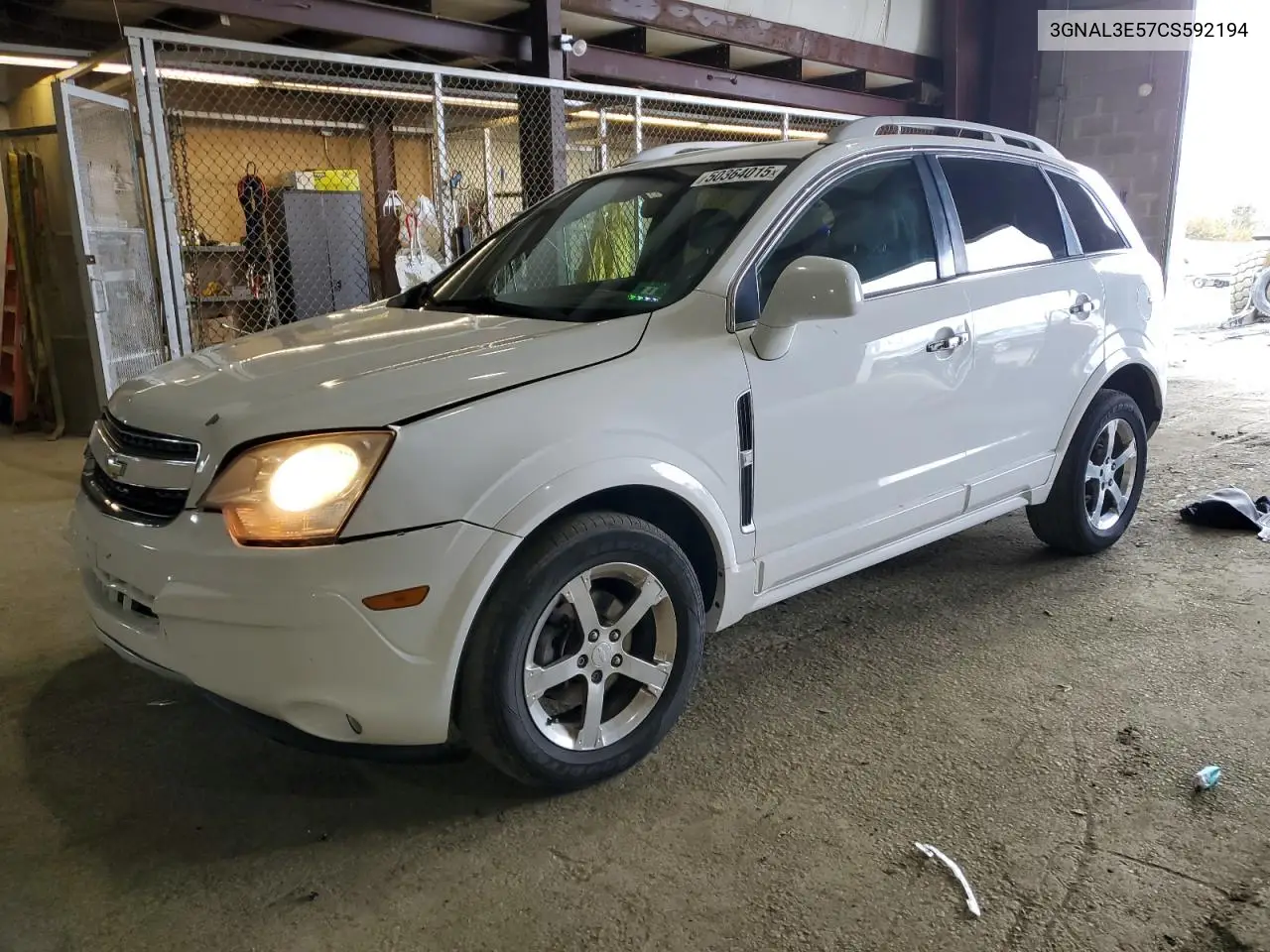 2012 Chevrolet Captiva Sport VIN: 3GNAL3E57CS592194 Lot: 50364015