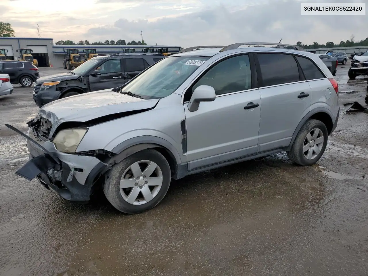 2012 Chevrolet Captiva Sport VIN: 3GNAL1EK0CS522420 Lot: 53688115