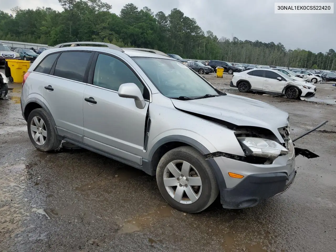 2012 Chevrolet Captiva Sport VIN: 3GNAL1EK0CS522420 Lot: 53688115