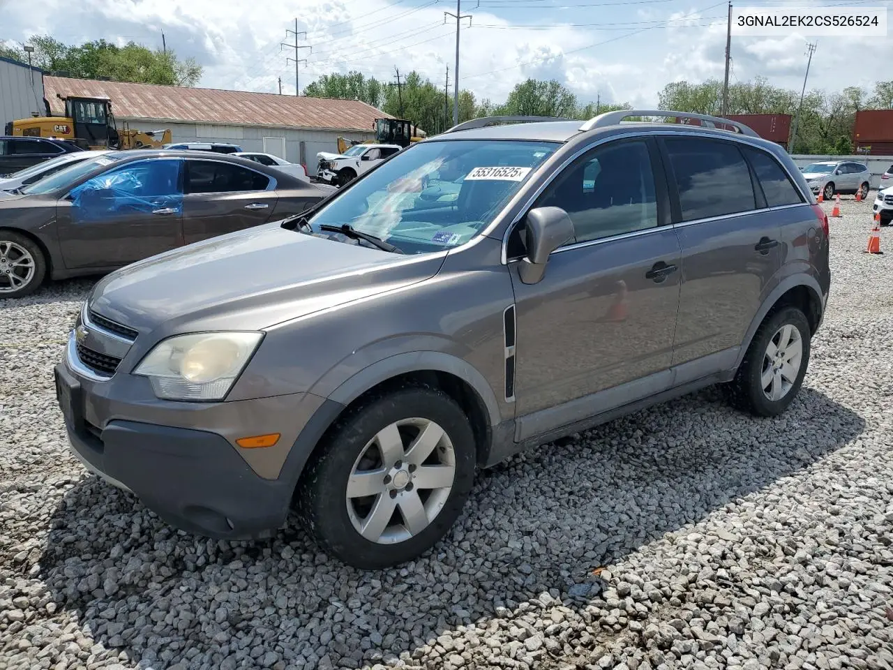 2012 Chevrolet Captiva Sport VIN: 3GNAL2EK2CS526524 Lot: 55316525