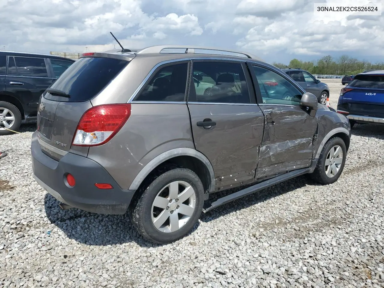 2012 Chevrolet Captiva Sport VIN: 3GNAL2EK2CS526524 Lot: 55316525