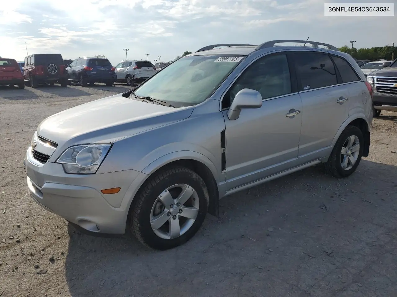 2012 Chevrolet Captiva Sport VIN: 3GNFL4E54CS643534 Lot: 55659185