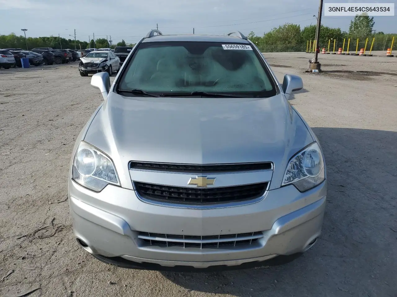 2012 Chevrolet Captiva Sport VIN: 3GNFL4E54CS643534 Lot: 55659185