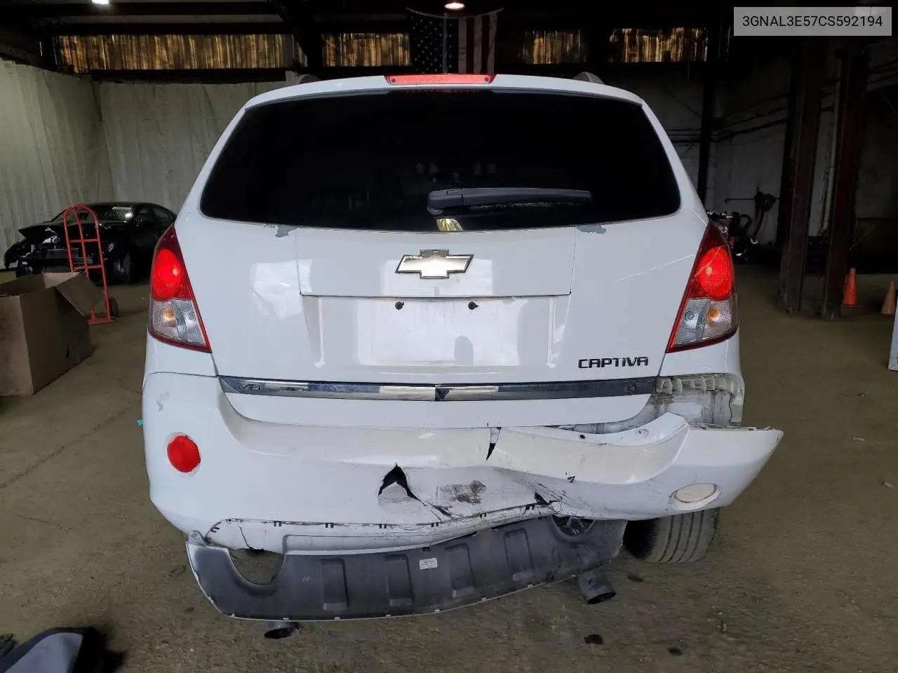 2012 Chevrolet Captiva Sport VIN: 3GNAL3E57CS592194 Lot: 57796395
