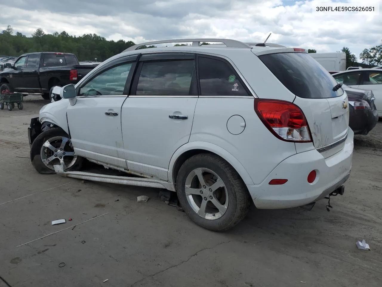 2012 Chevrolet Captiva Sport VIN: 3GNFL4E59CS626051 Lot: 58043814