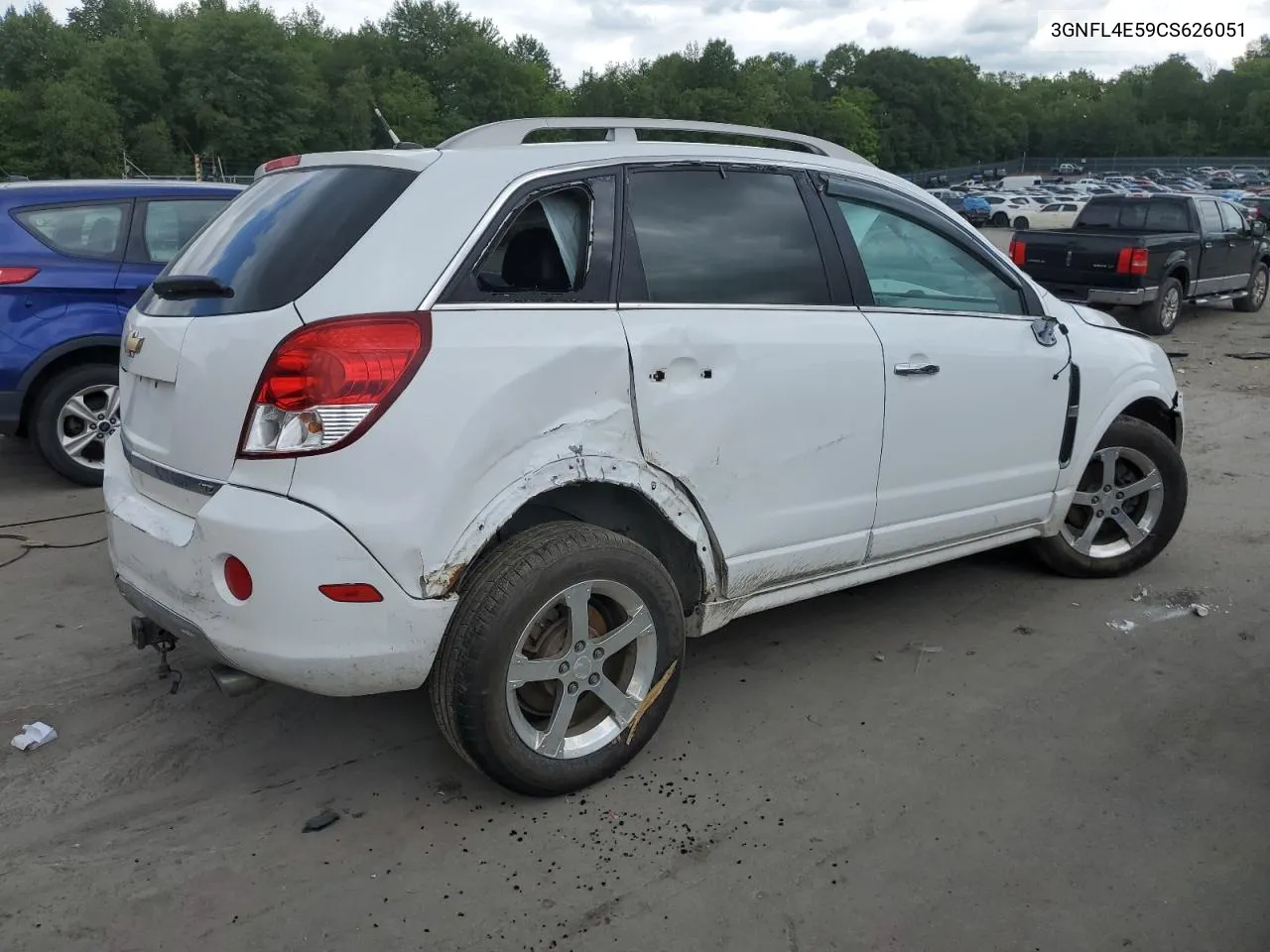 2012 Chevrolet Captiva Sport VIN: 3GNFL4E59CS626051 Lot: 58043814