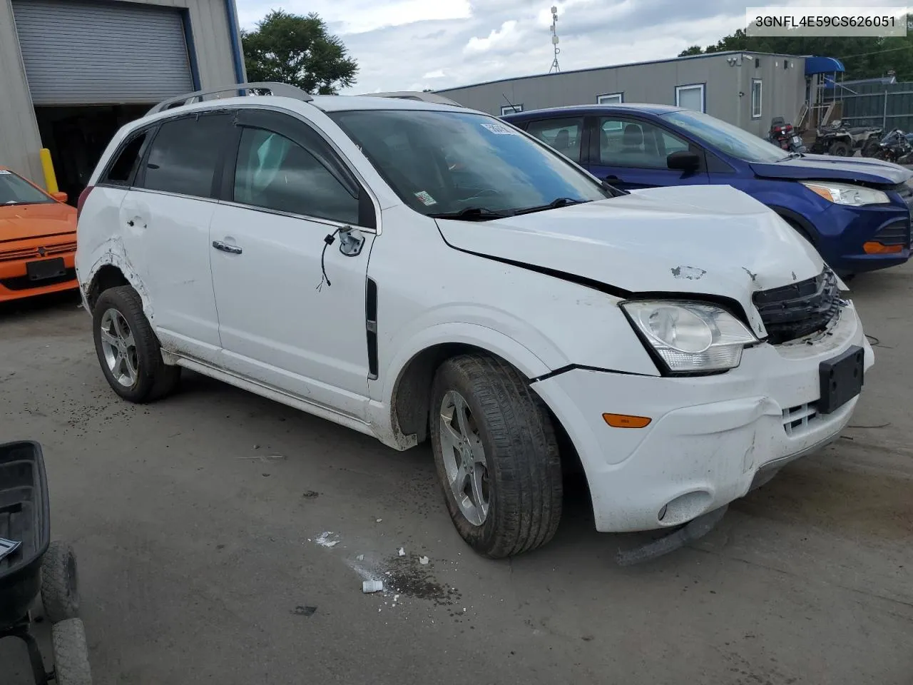 2012 Chevrolet Captiva Sport VIN: 3GNFL4E59CS626051 Lot: 58043814