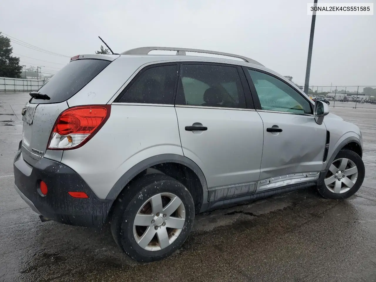 2012 Chevrolet Captiva Sport VIN: 3GNAL2EK4CS551585 Lot: 58720865