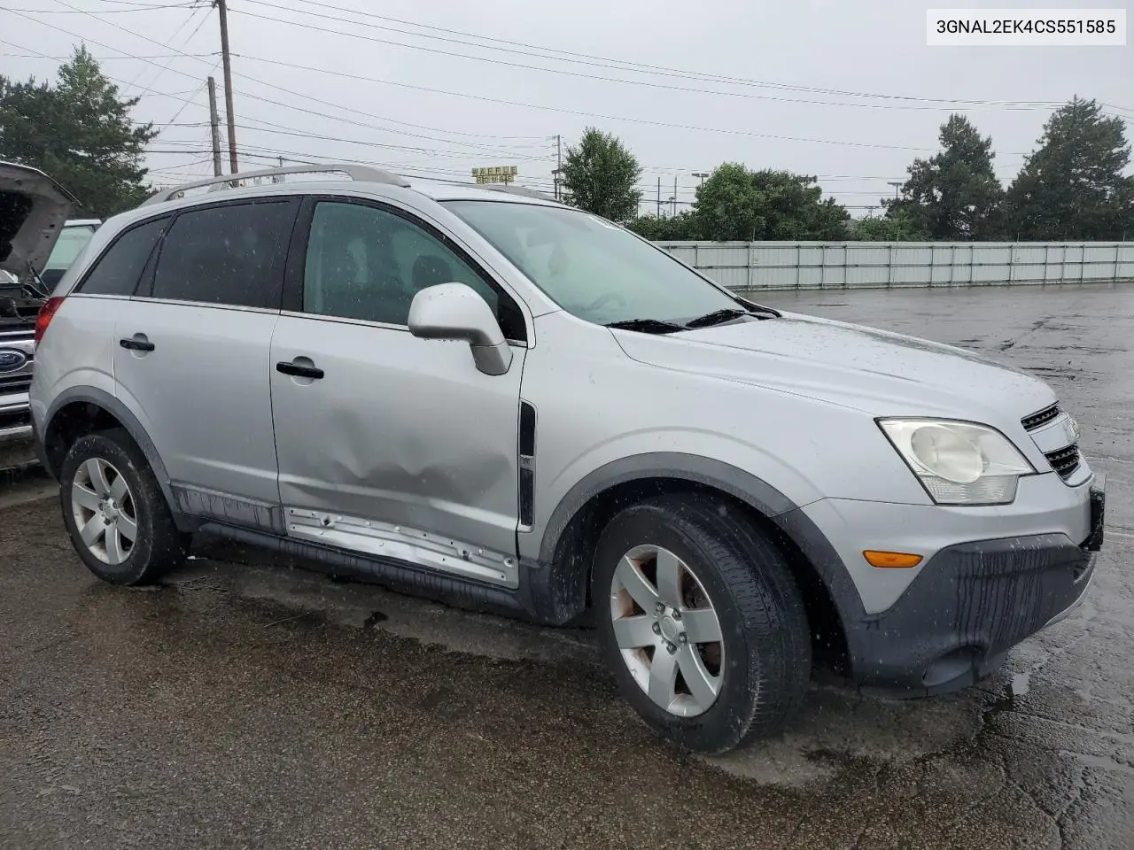 2012 Chevrolet Captiva Sport VIN: 3GNAL2EK4CS551585 Lot: 58720865