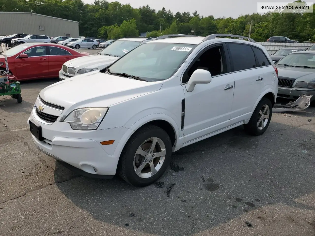 2012 Chevrolet Captiva Sport VIN: 3GNAL3E52CS599621 Lot: 59698665