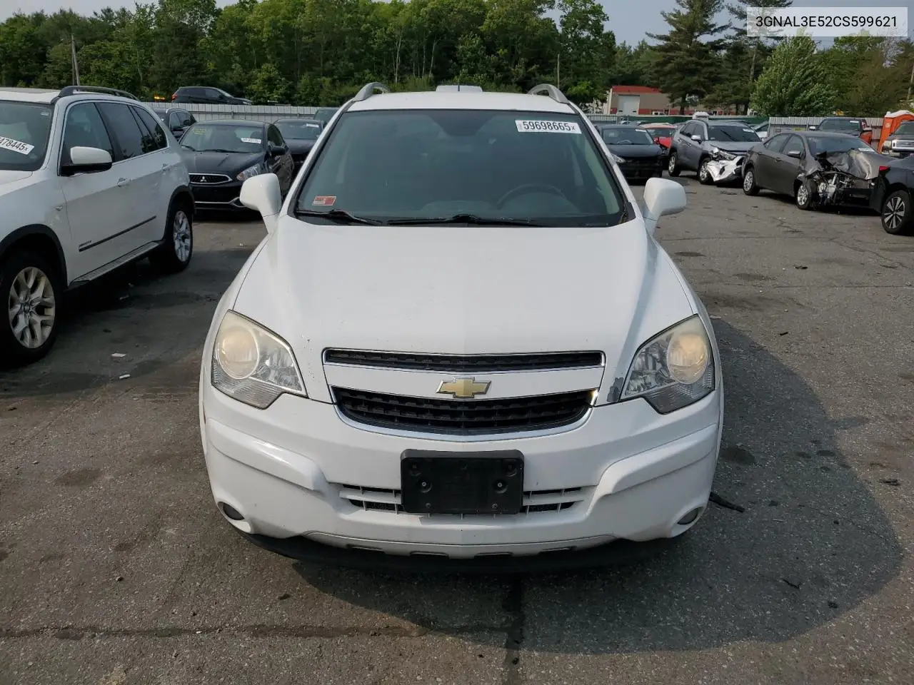 2012 Chevrolet Captiva Sport VIN: 3GNAL3E52CS599621 Lot: 59698665