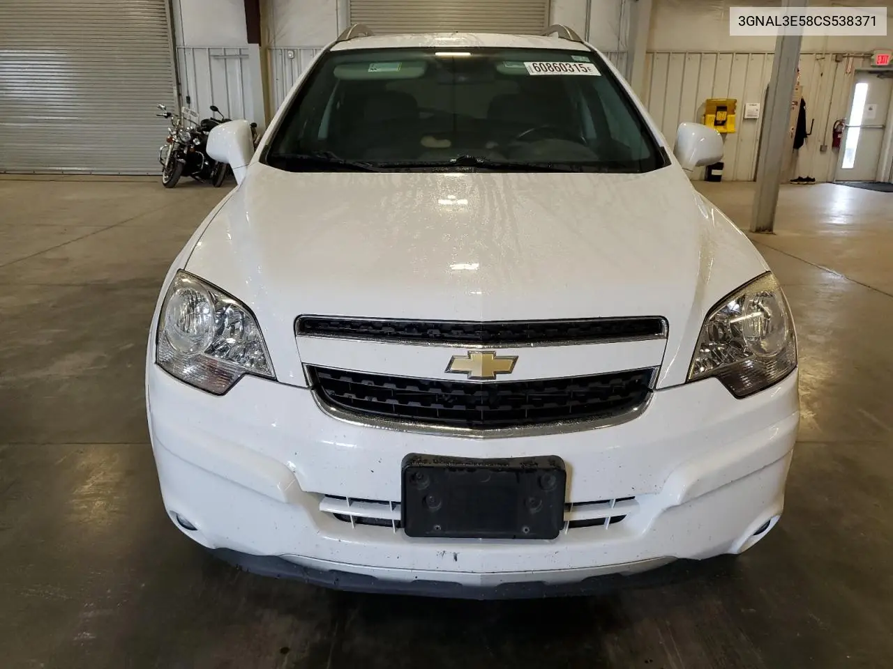 2012 Chevrolet Captiva Sport VIN: 3GNAL3E58CS538371 Lot: 60860315