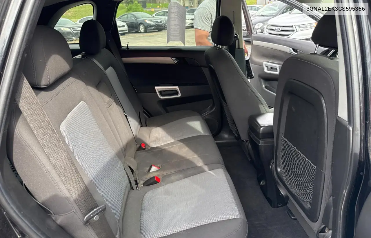2012 Chevrolet Captiva Sport VIN: 3GNAL2EK3CS595366 Lot: 61148635