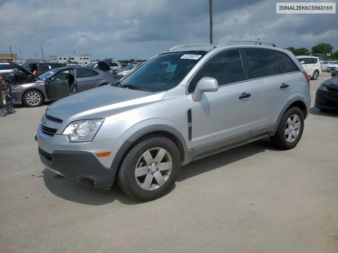 2012 Chevrolet Captiva Sport VIN: 3GNAL2EK6CS563169 Lot: 61259075