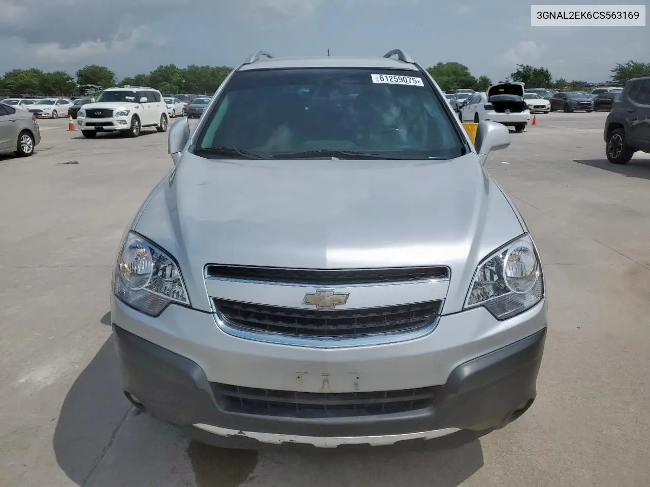 2012 Chevrolet Captiva Sport VIN: 3GNAL2EK6CS563169 Lot: 61259075