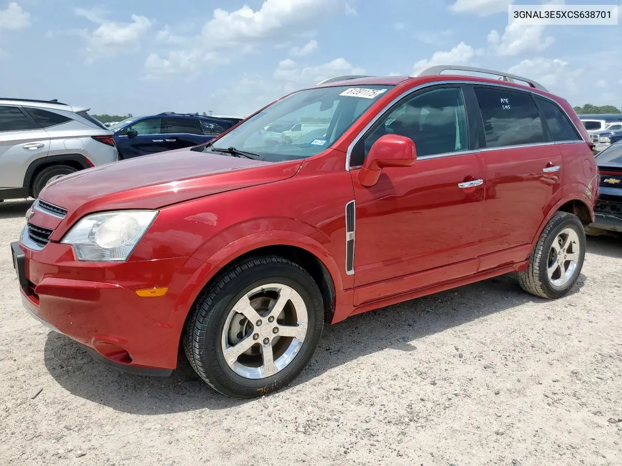 2012 Chevrolet Captiva Sport VIN: 3GNAL3E5XCS638701 Lot: 61391175