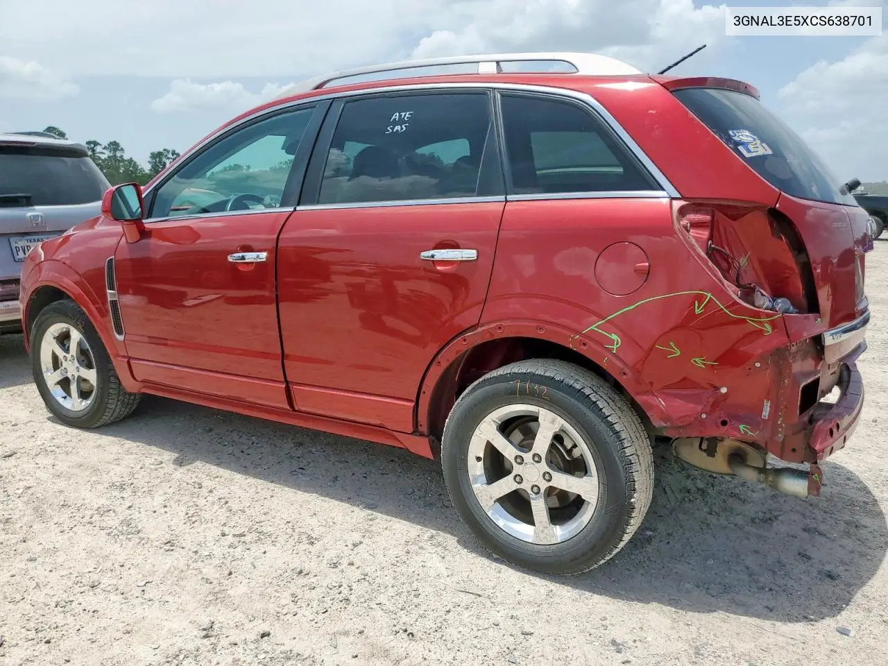 2012 Chevrolet Captiva Sport VIN: 3GNAL3E5XCS638701 Lot: 61391175