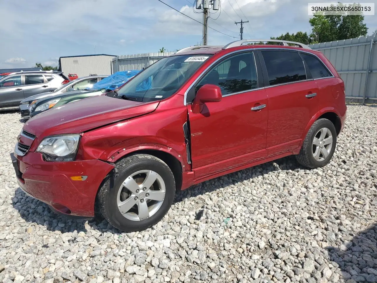 2012 Chevrolet Captiva Sport VIN: 3GNAL3E5XCS650153 Lot: 61803485
