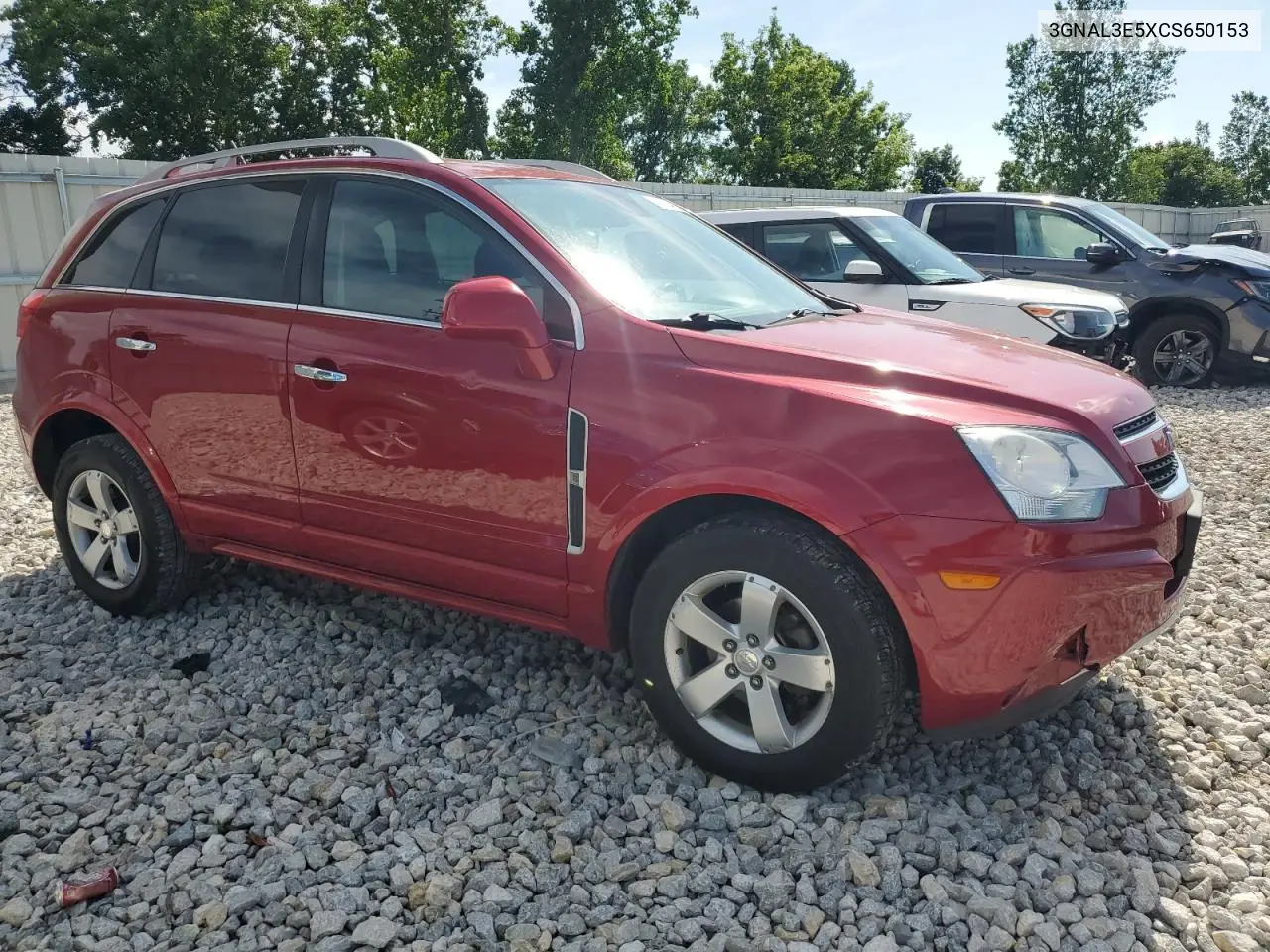 2012 Chevrolet Captiva Sport VIN: 3GNAL3E5XCS650153 Lot: 61803485