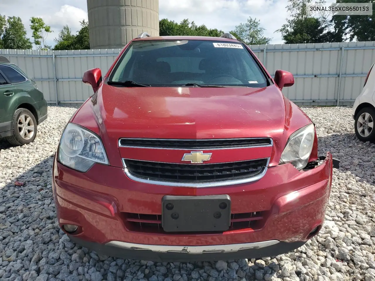 2012 Chevrolet Captiva Sport VIN: 3GNAL3E5XCS650153 Lot: 61803485