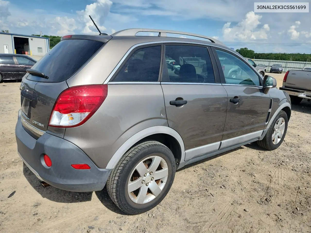 2012 Chevrolet Captiva Sport VIN: 3GNAL2EK3CS561699 Lot: 61876795
