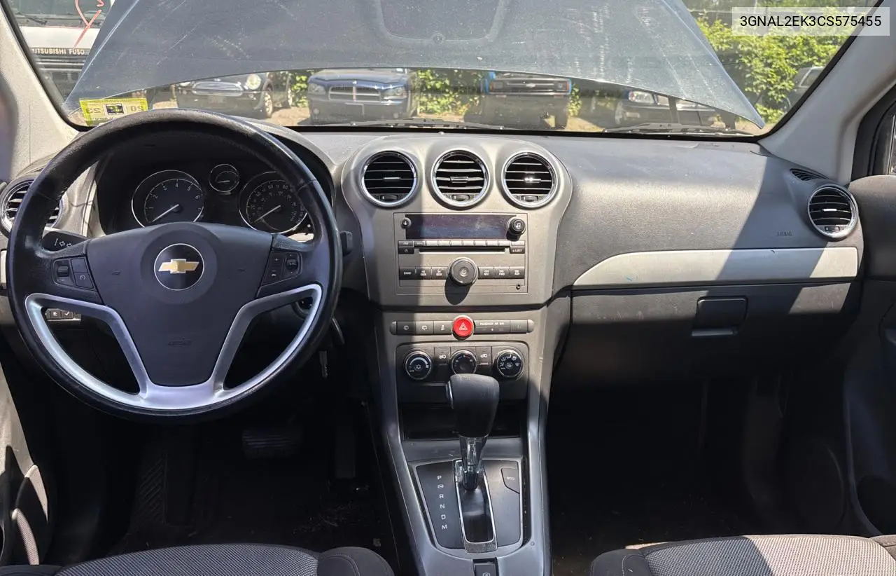 2012 Chevrolet Captiva Sport VIN: 3GNAL2EK3CS575455 Lot: 62692515
