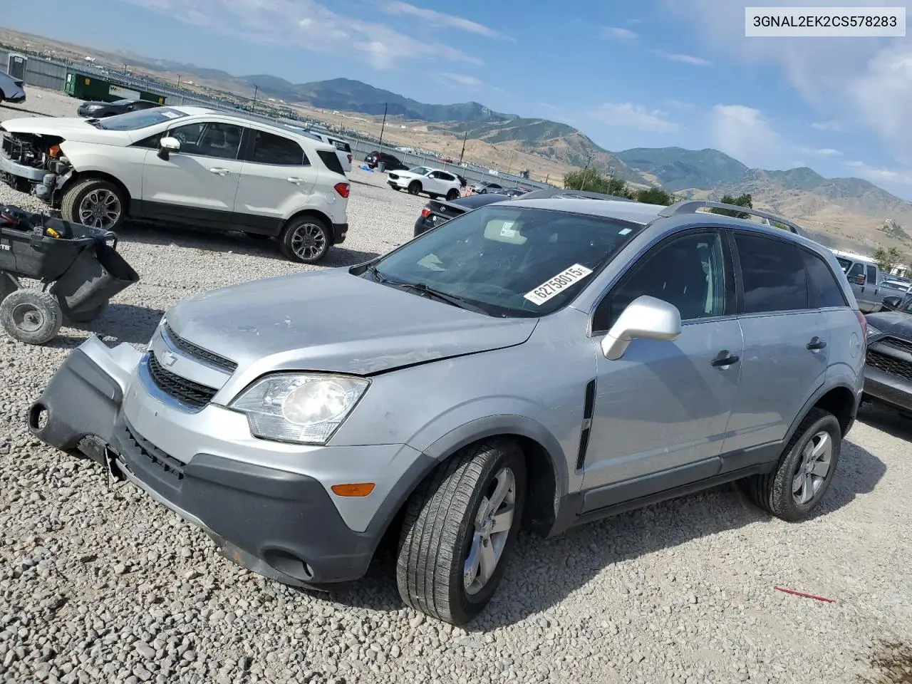 2012 Chevrolet Captiva Sport VIN: 3GNAL2EK2CS578283 Lot: 62758015