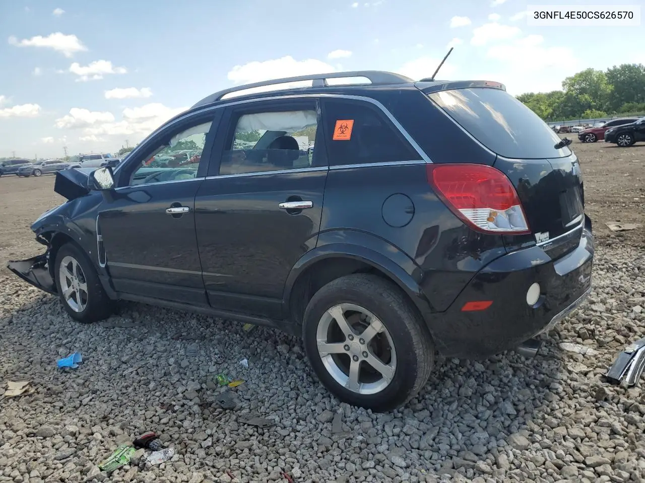 2012 Chevrolet Captiva Sport VIN: 3GNFL4E50CS626570 Lot: 62908685