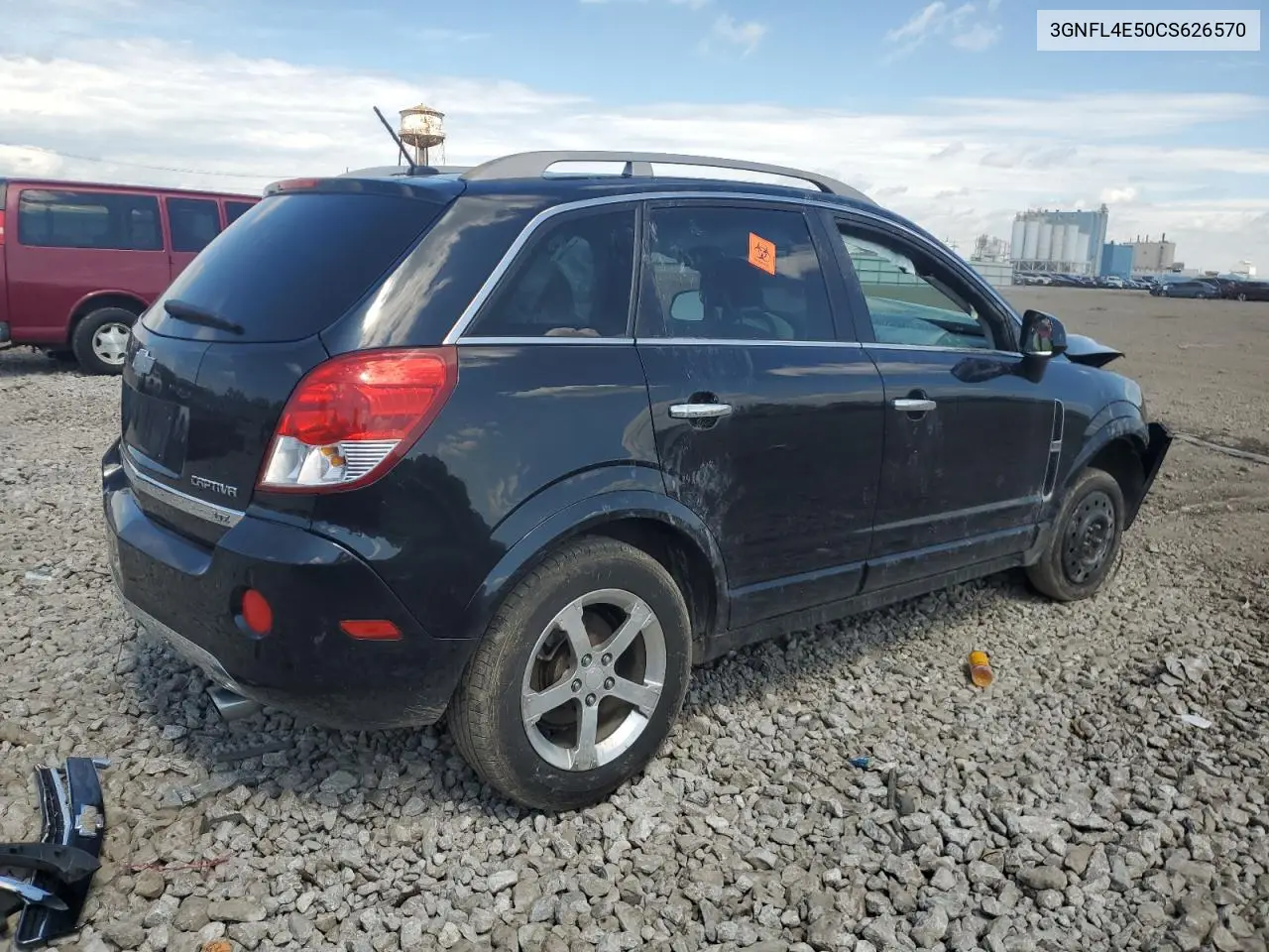 2012 Chevrolet Captiva Sport VIN: 3GNFL4E50CS626570 Lot: 62908685