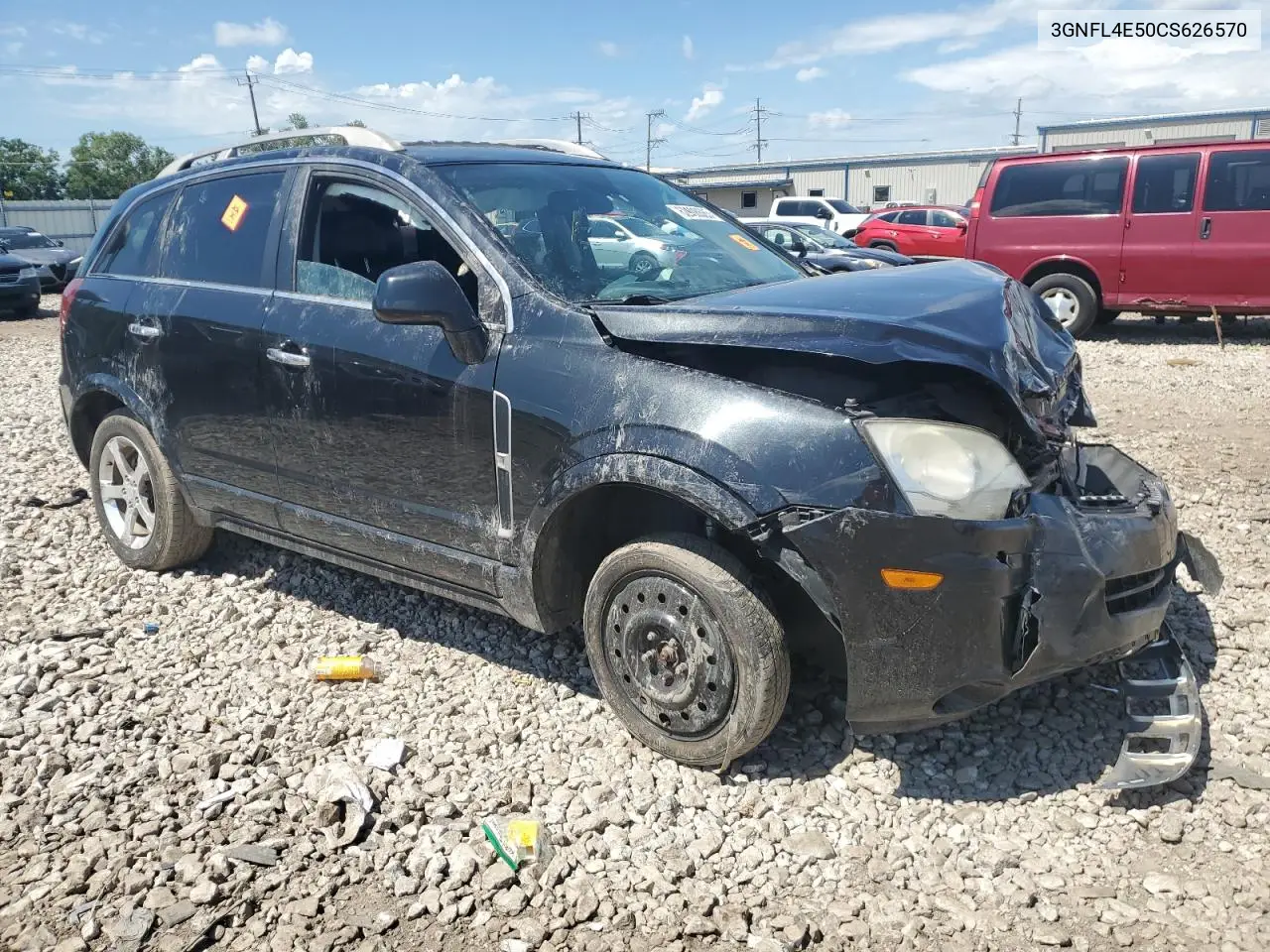 2012 Chevrolet Captiva Sport VIN: 3GNFL4E50CS626570 Lot: 62908685