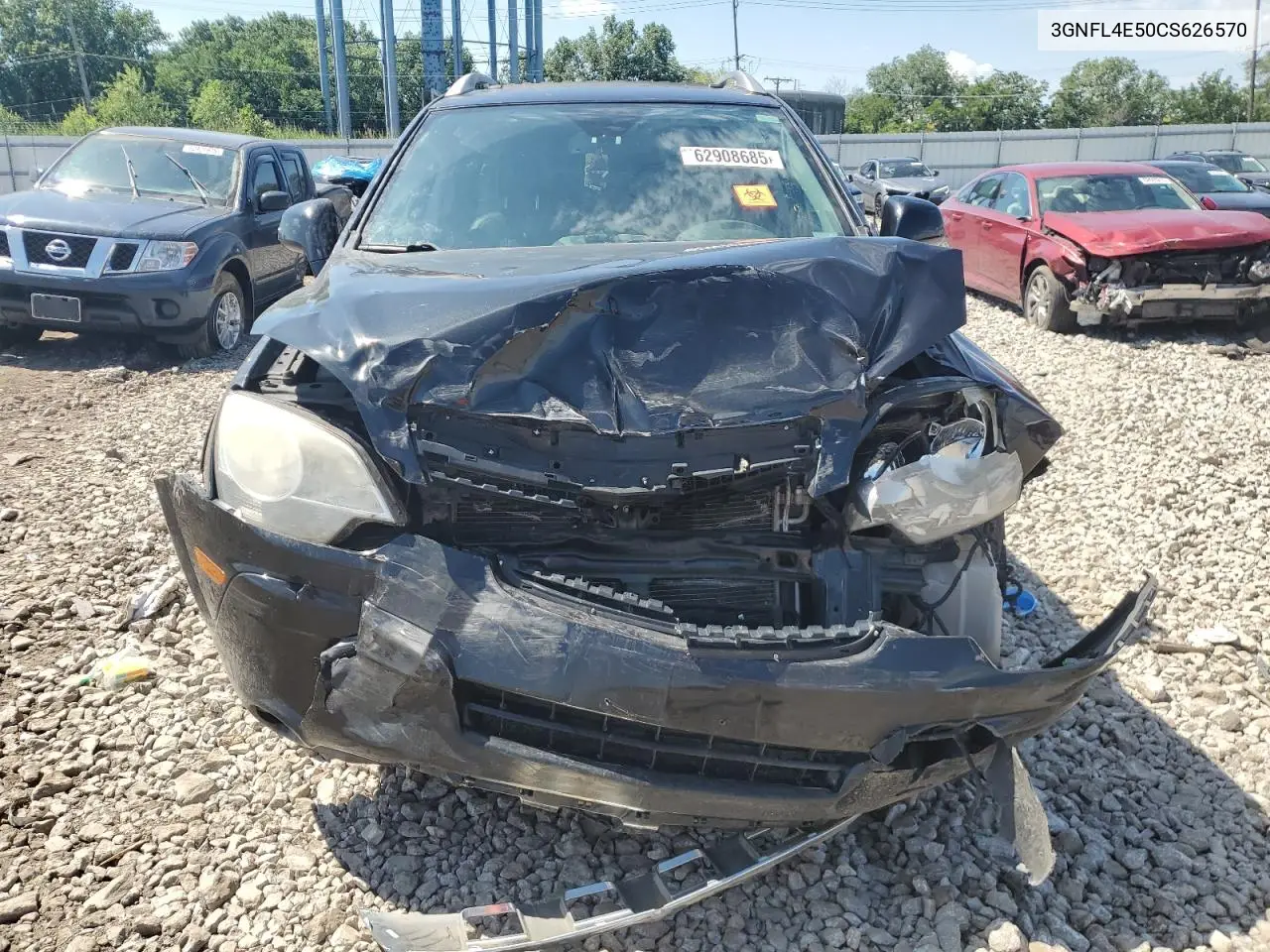2012 Chevrolet Captiva Sport VIN: 3GNFL4E50CS626570 Lot: 62908685