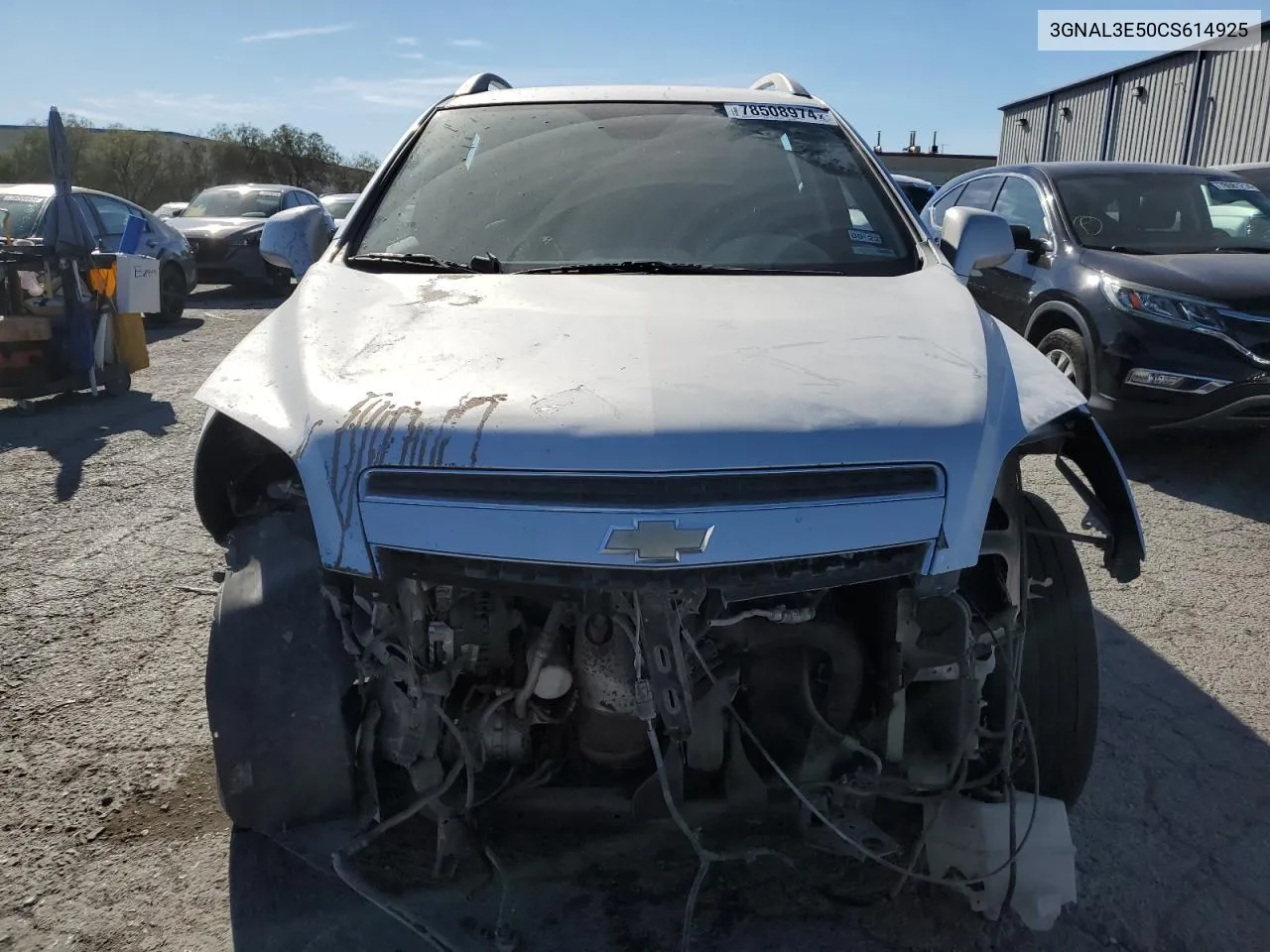 2012 Chevrolet Captiva Sport VIN: 3GNAL3E50CS614925 Lot: 78508974