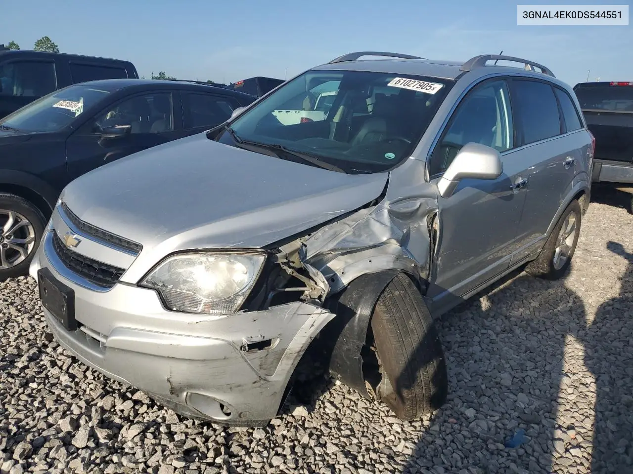 2013 Chevrolet Captiva Ltz VIN: 3GNAL4EK0DS544551 Lot: 61027905