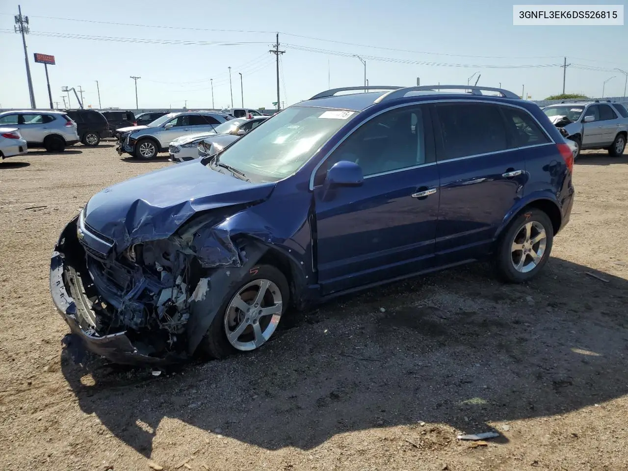 2013 Chevrolet Captiva Lt VIN: 3GNFL3EK6DS526815 Lot: 61925715