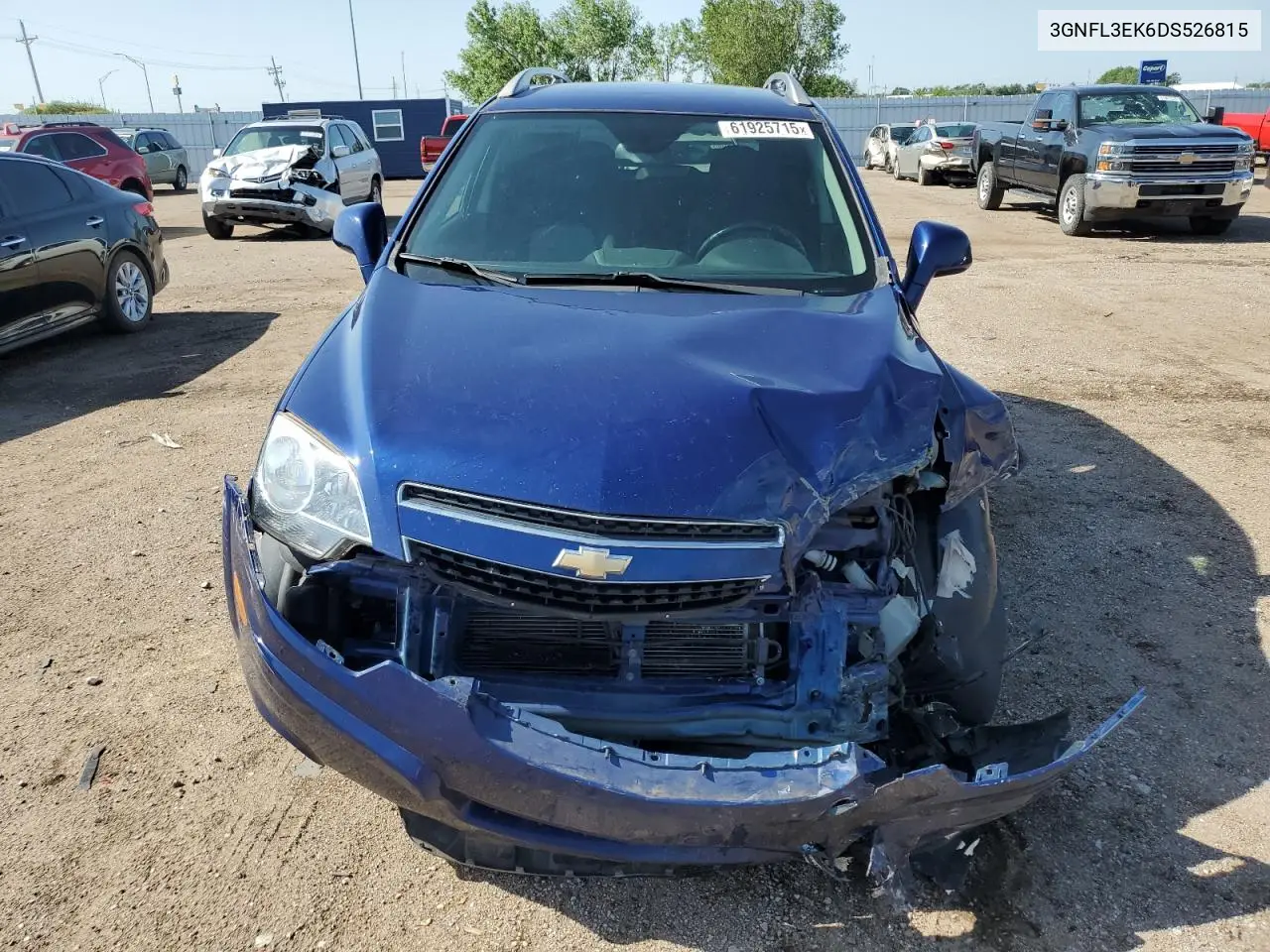 2013 Chevrolet Captiva Lt VIN: 3GNFL3EK6DS526815 Lot: 61925715