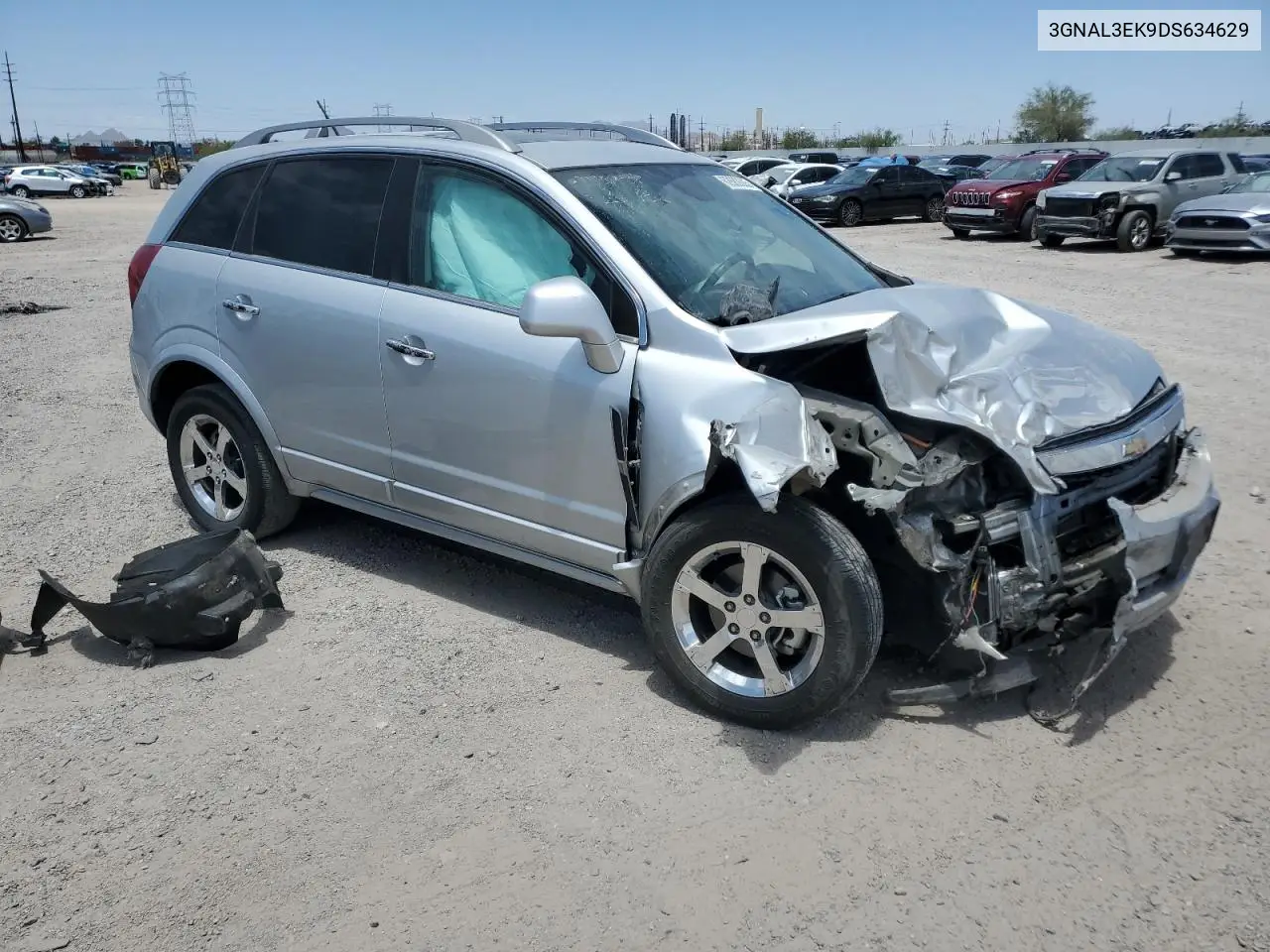 2013 Chevrolet Captiva Lt VIN: 3GNAL3EK9DS634629 Lot: 62682605