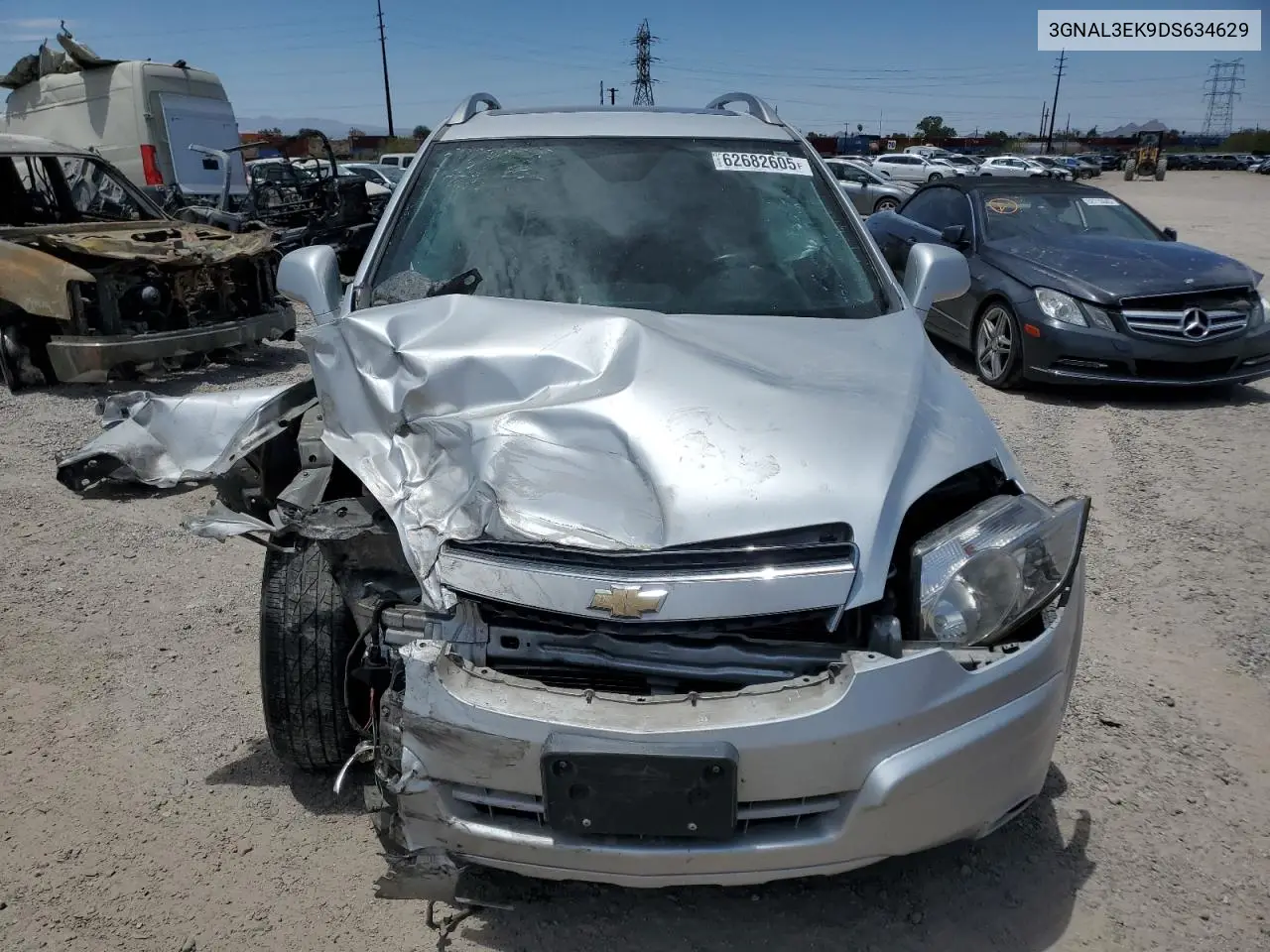 2013 Chevrolet Captiva Lt VIN: 3GNAL3EK9DS634629 Lot: 62682605