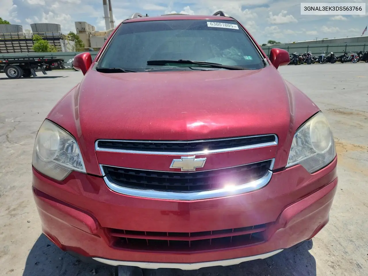 2013 Chevrolet Captiva Lt VIN: 3GNAL3EK3DS563766 Lot: 63001805